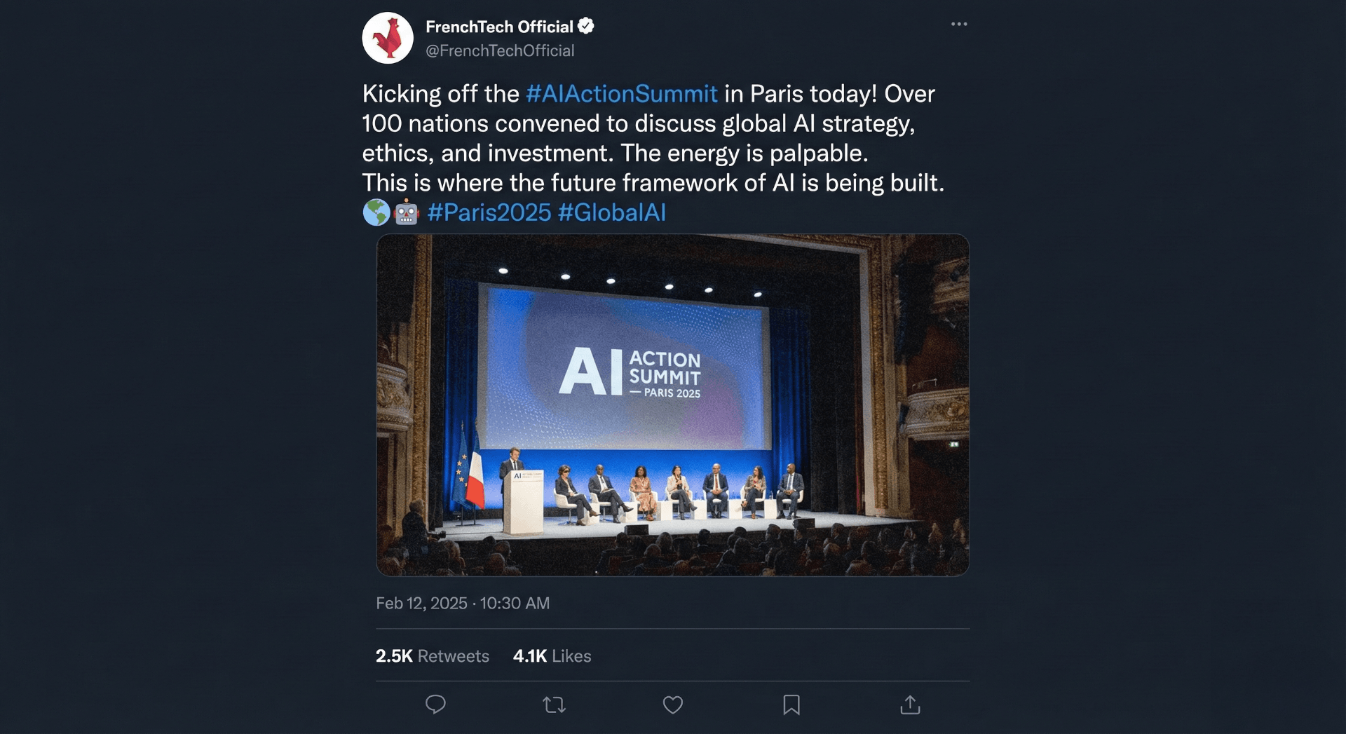 AI Action Summit Paryż 2025